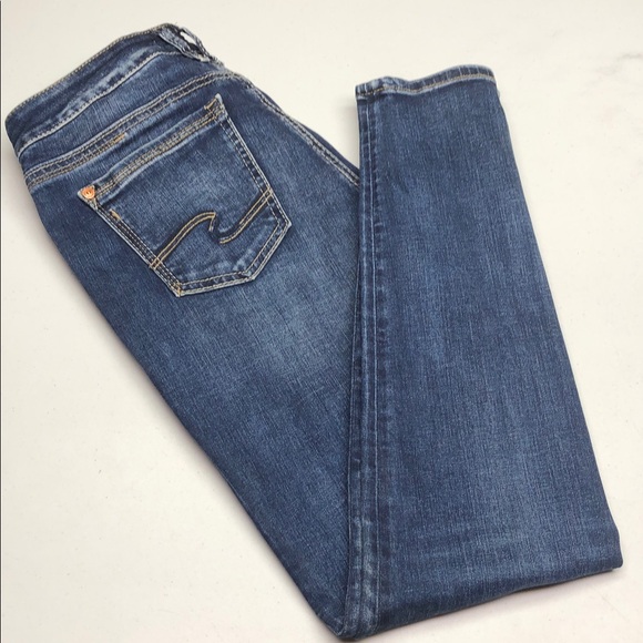 LIKE NEW SILVER SUKI SKINNY JEANS 29x31 ⭐️ - Picture 2 of 14